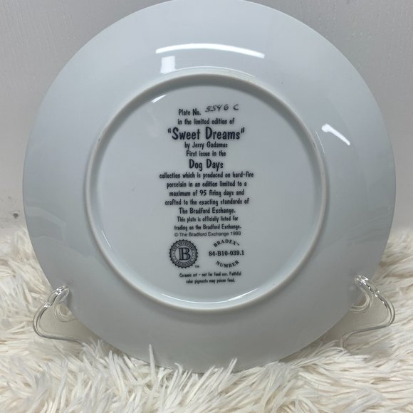 Bradford Exchange 1993 Dog Days Labrador Dogs Collector's Plate - Picture 2 of 3